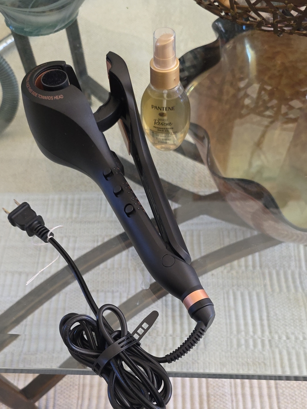INFINITIPRO BY CONAIR Smooth &Wave Curl or Straighten w/ 1 Styling Tool Hair Oil